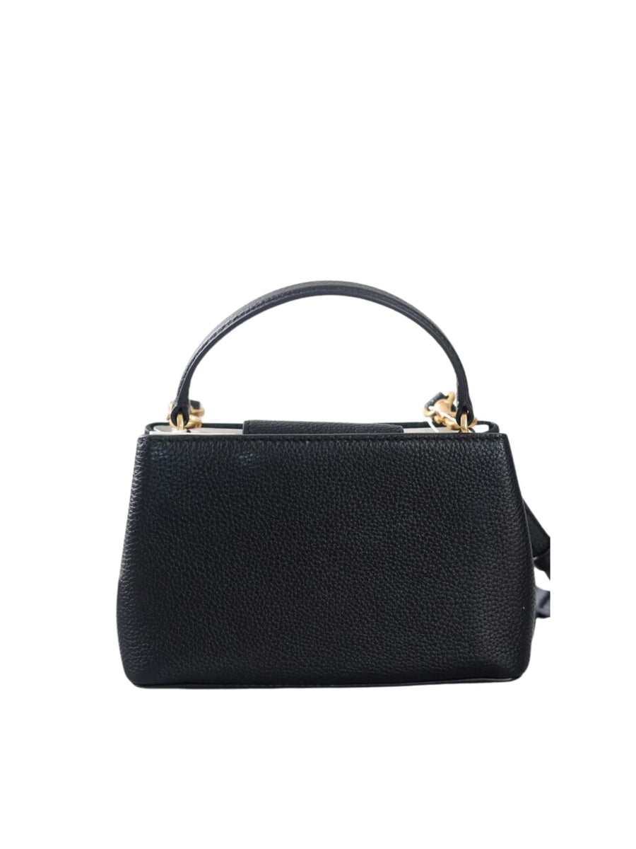 Tory Burch Britten Micro Satchel Bag Black – Balilene