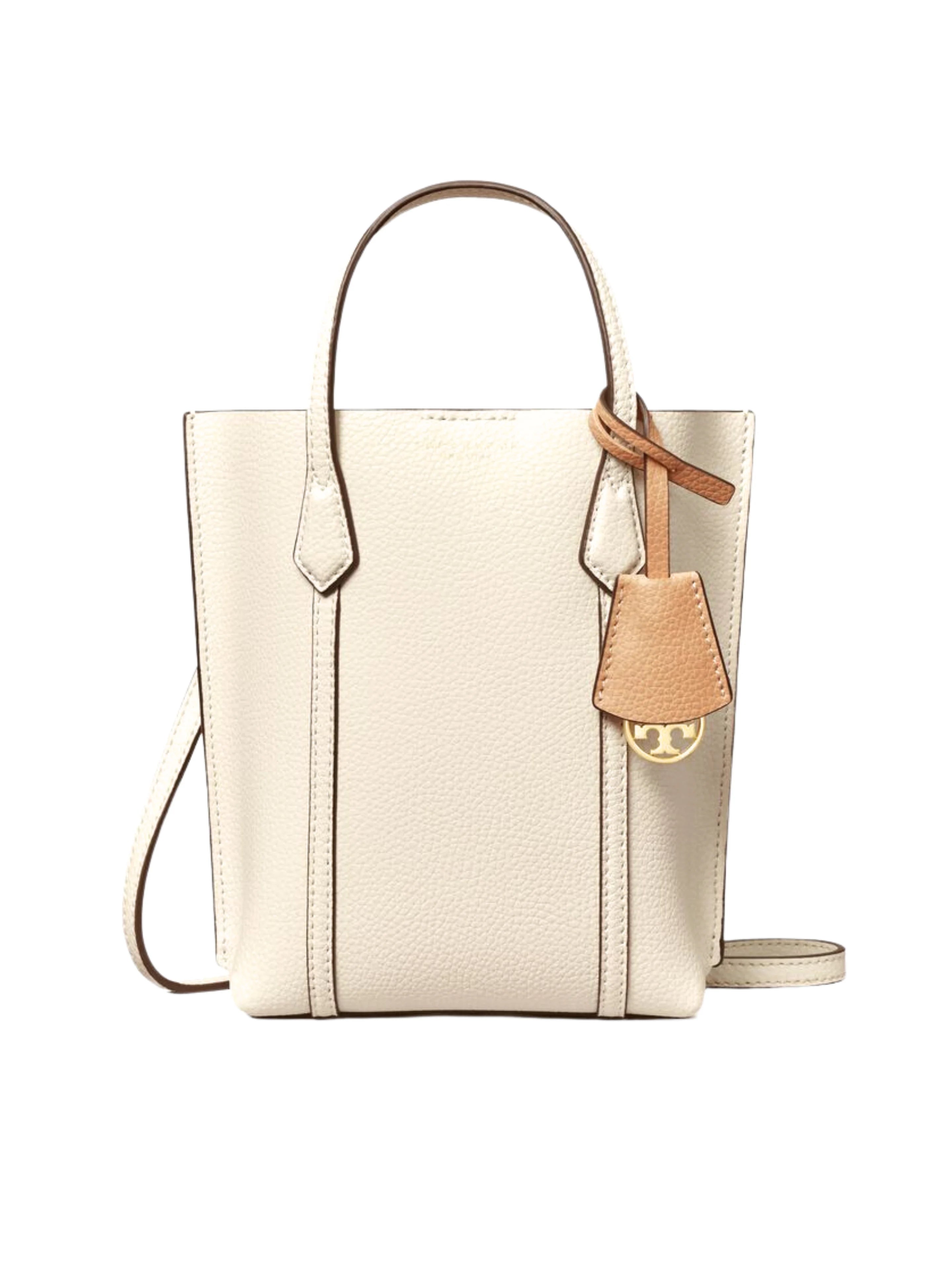 Tory Burch Perry Mini N/S Tote New Ivory – Balilene