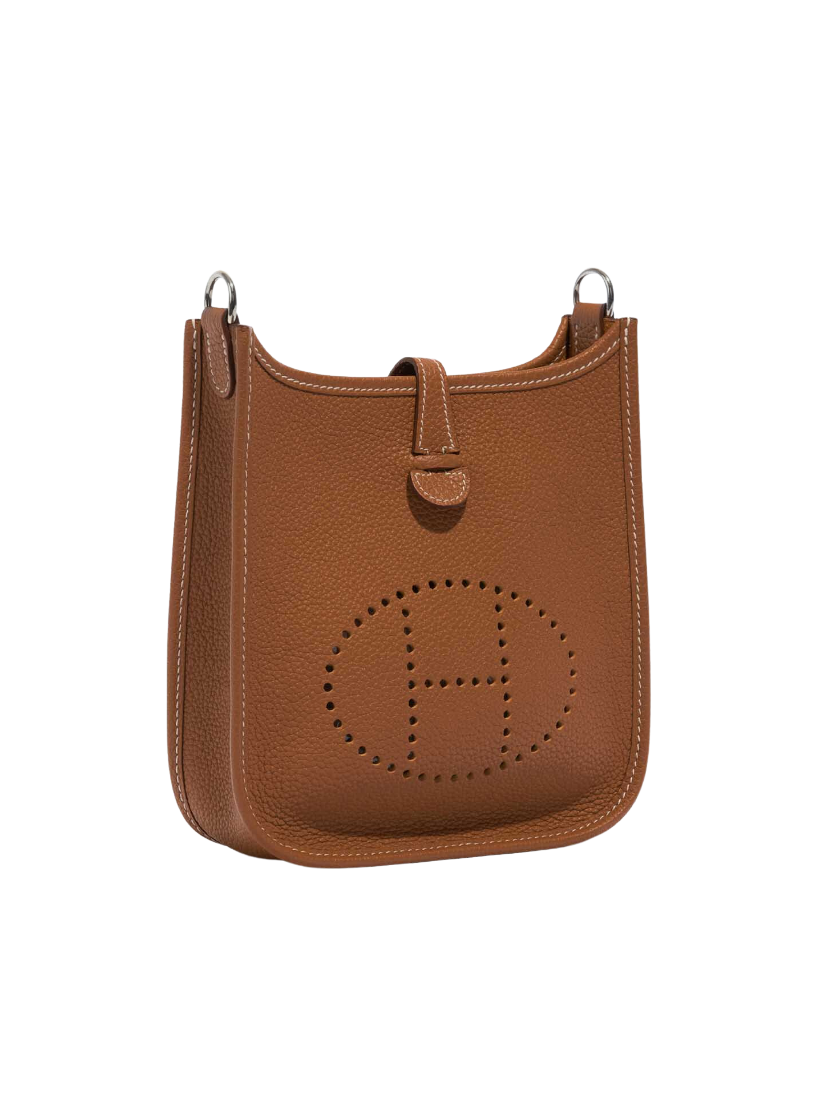 bagian-samping-Hermes-Mini-Evelyne-Gold-Taurillon-Clemence-Phw