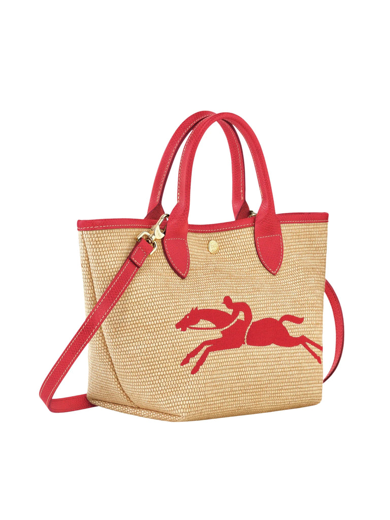 bagian-samping-Longchamp-Le-Pliage-Panier-Small-Basket-Bag-Red
