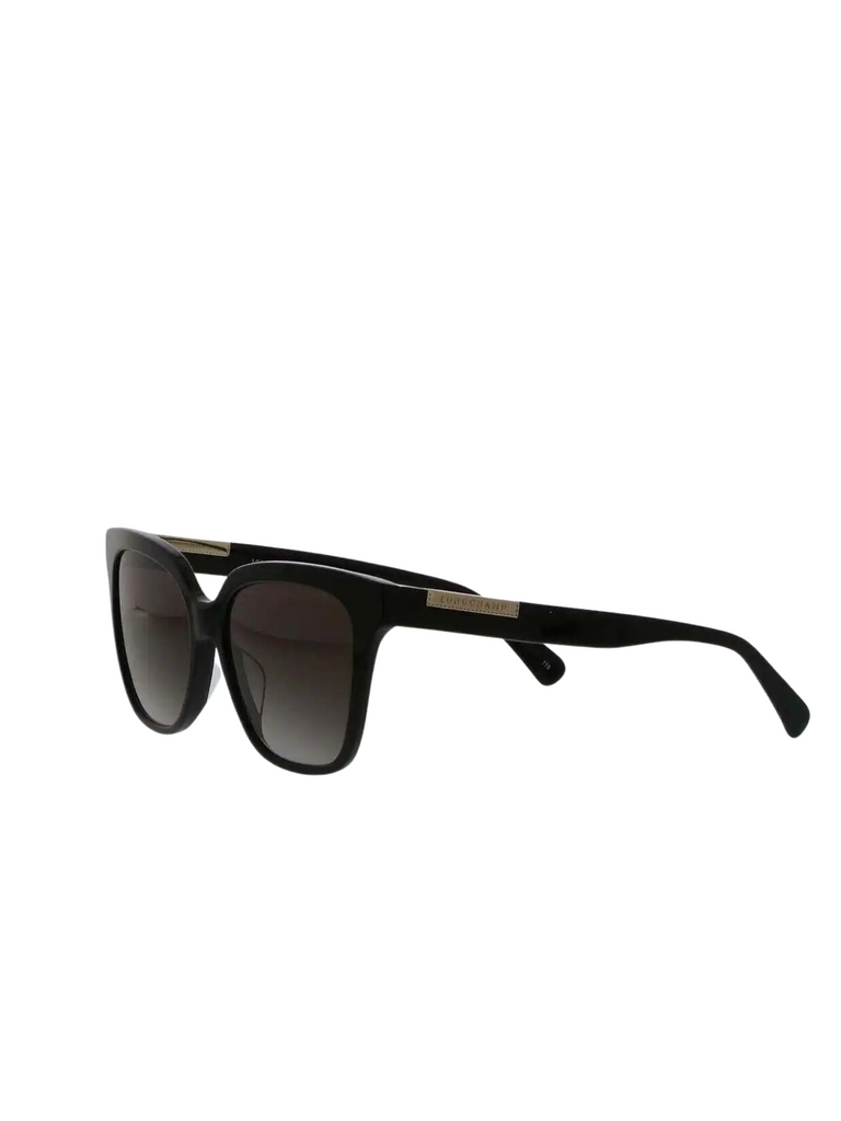 bagian-samping-Longchamp- Women's -Square -Sunglasses- Black