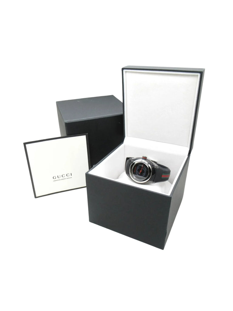 Gucci Sync 36MM Stainless Steel Rubber Strap Watch Balilene