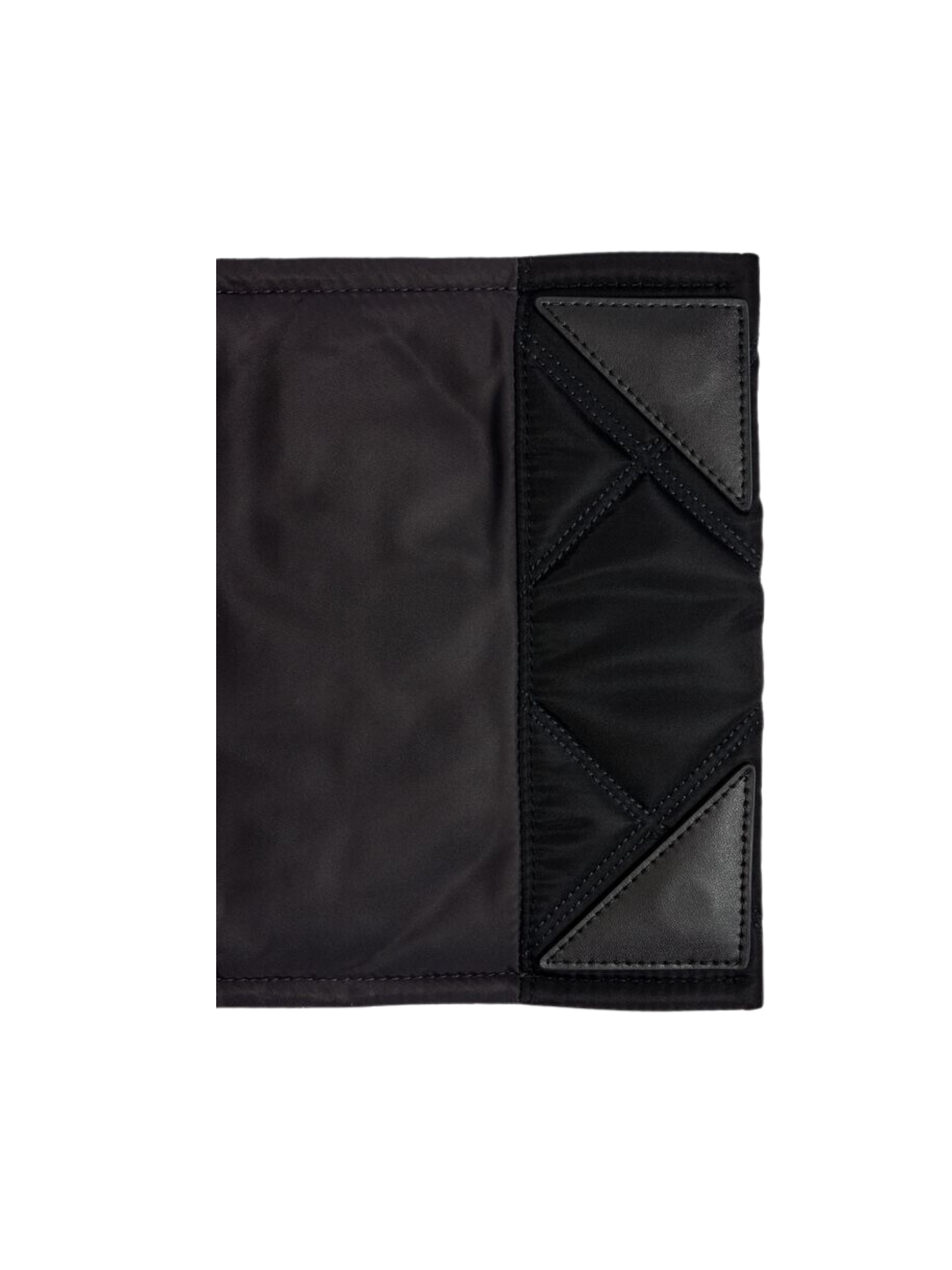 detail-BYL-Small-Black-Padded-Nylon-Crossbody-Flap-Bag