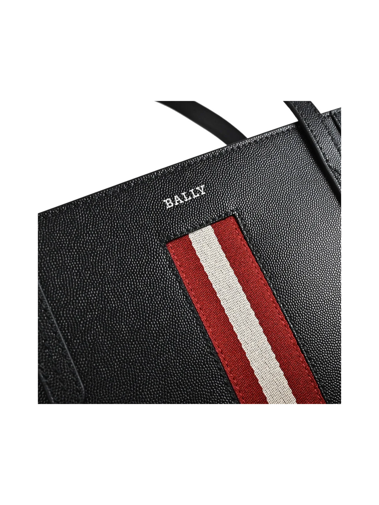 detail-Bally-Supra-Small-Tote-Bag-Leather-Stripe-Red-White-Black