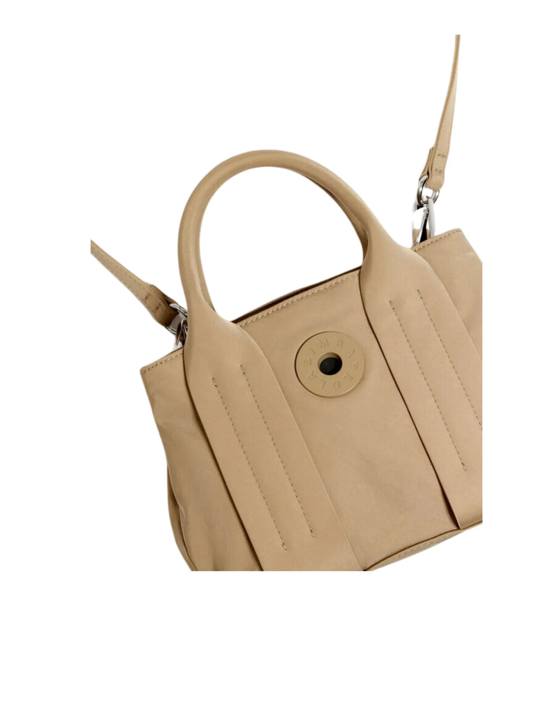 detail-Bimba-Y-Lola-Extra-Small-Tan-Nylon-Tote-Bag