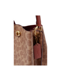 detail-Coach-Charlie-Bucket-Bag-22-In-Signature-Canvas-Tan-Rust