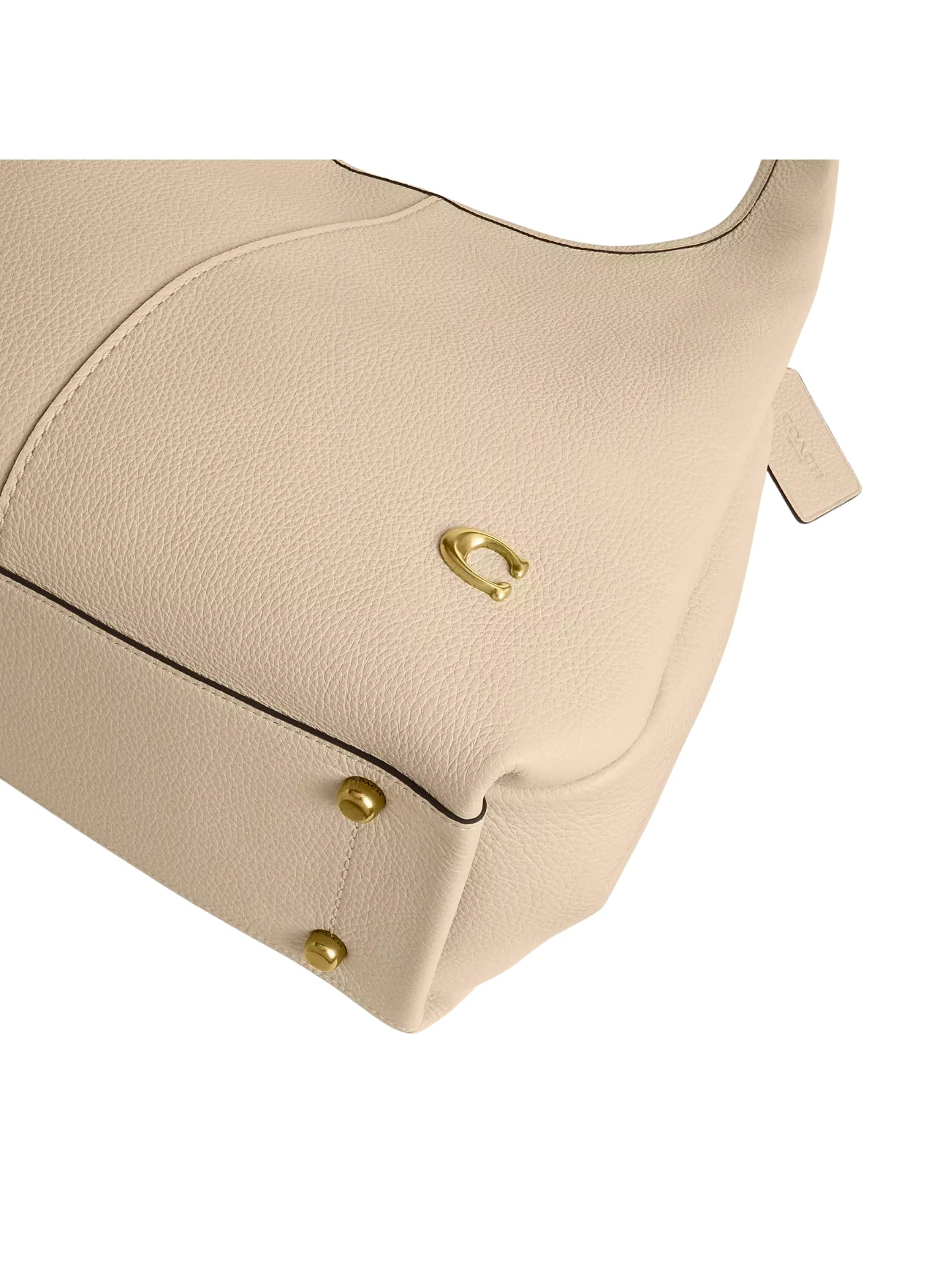 Coach Lana Shoulder Bag Pebble Leather Ivory