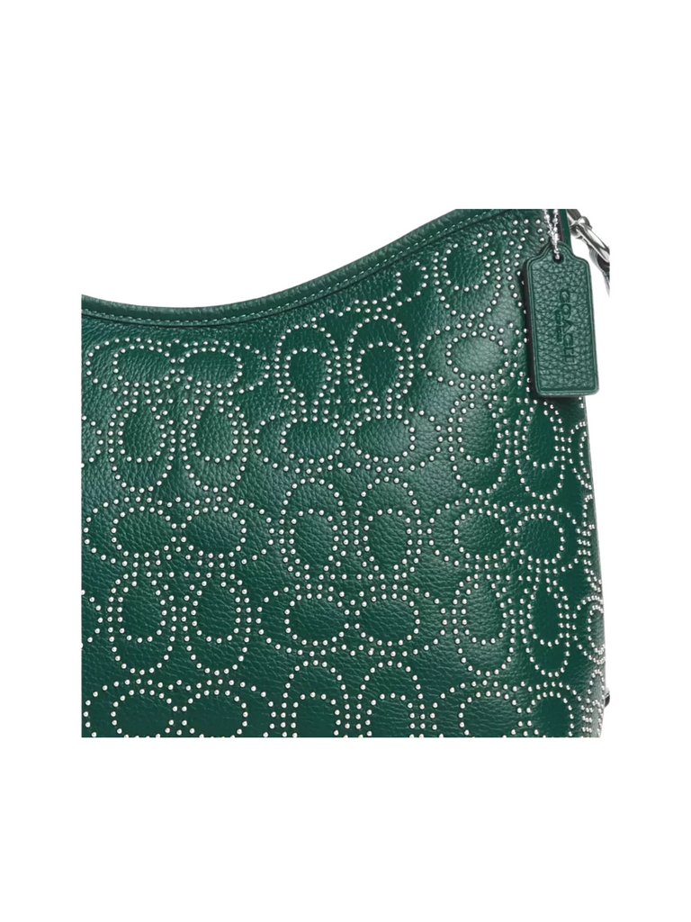 detail-Coach-Laurel-Shoulder-Bag-With-Signature-Rivets-Emerald-Green