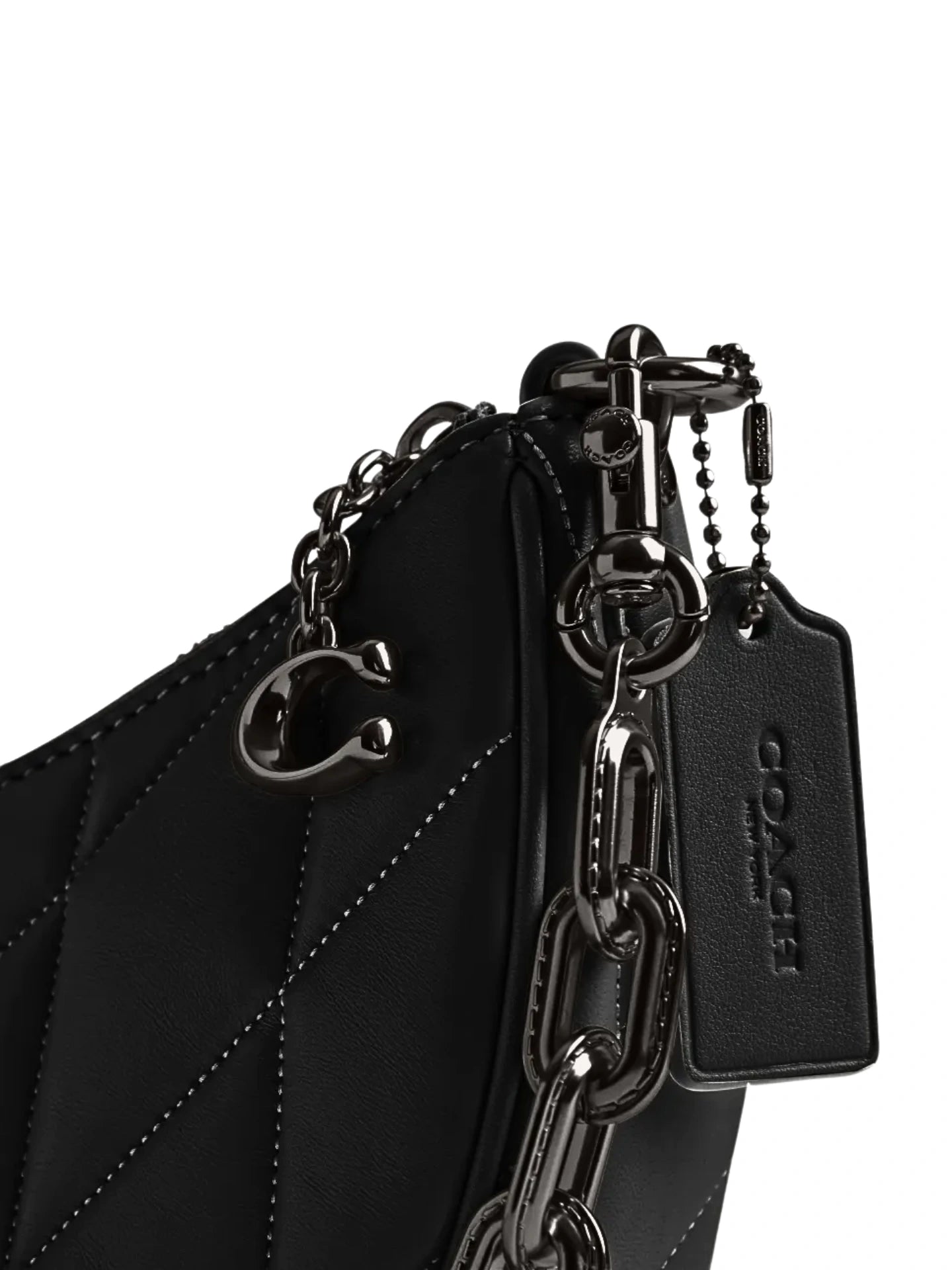 detail-Coach-Mira-Shoulder-Bag-With-Pillow-Quilting-Black
