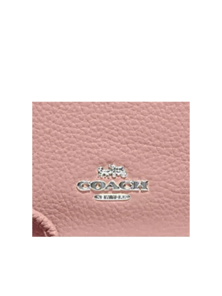 Hot pink top coach wallet
