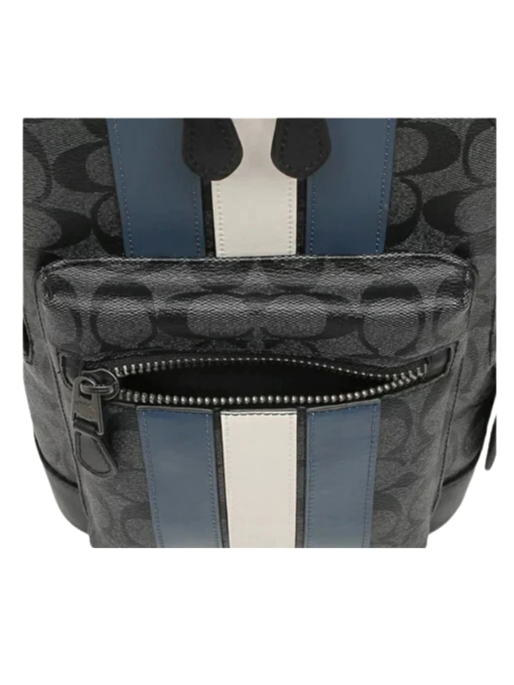 detail-Coach-West-Pack-In-Signature-Canvas-Varsity-Stripe-Charcoal-Denim-Chalk