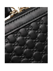 detail-Gucci-Alma-Small-GG-Guccisimia-Dome-Satchel-Bag-Black