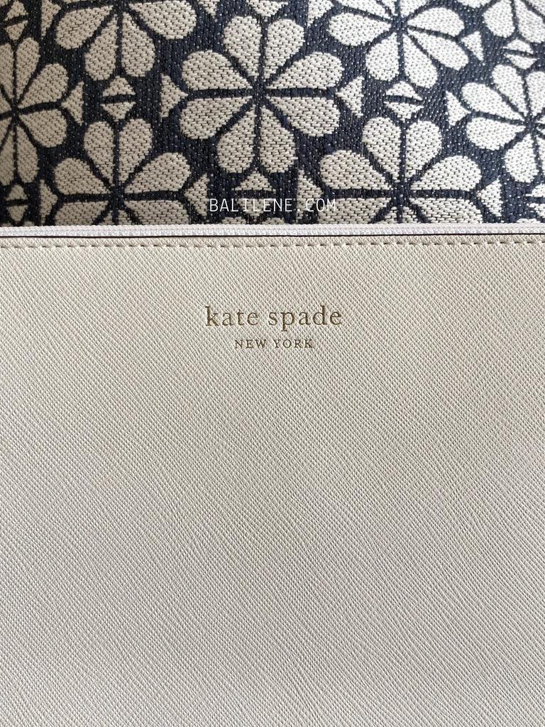 detail-Kate-Spade-Flower-Jacquard-Bleecker-Large-Tote-Charcoal-Grey-Multi-balilene