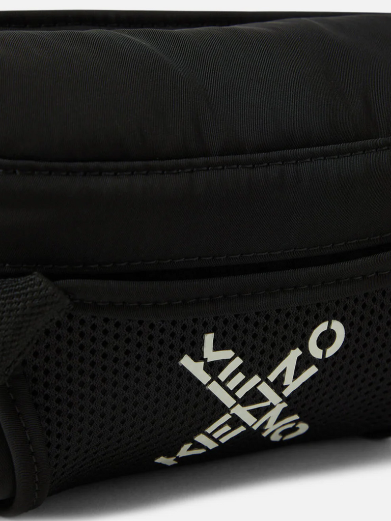 detail-Kenzo- Mini- Logo- Print -Belt- Bag -Black