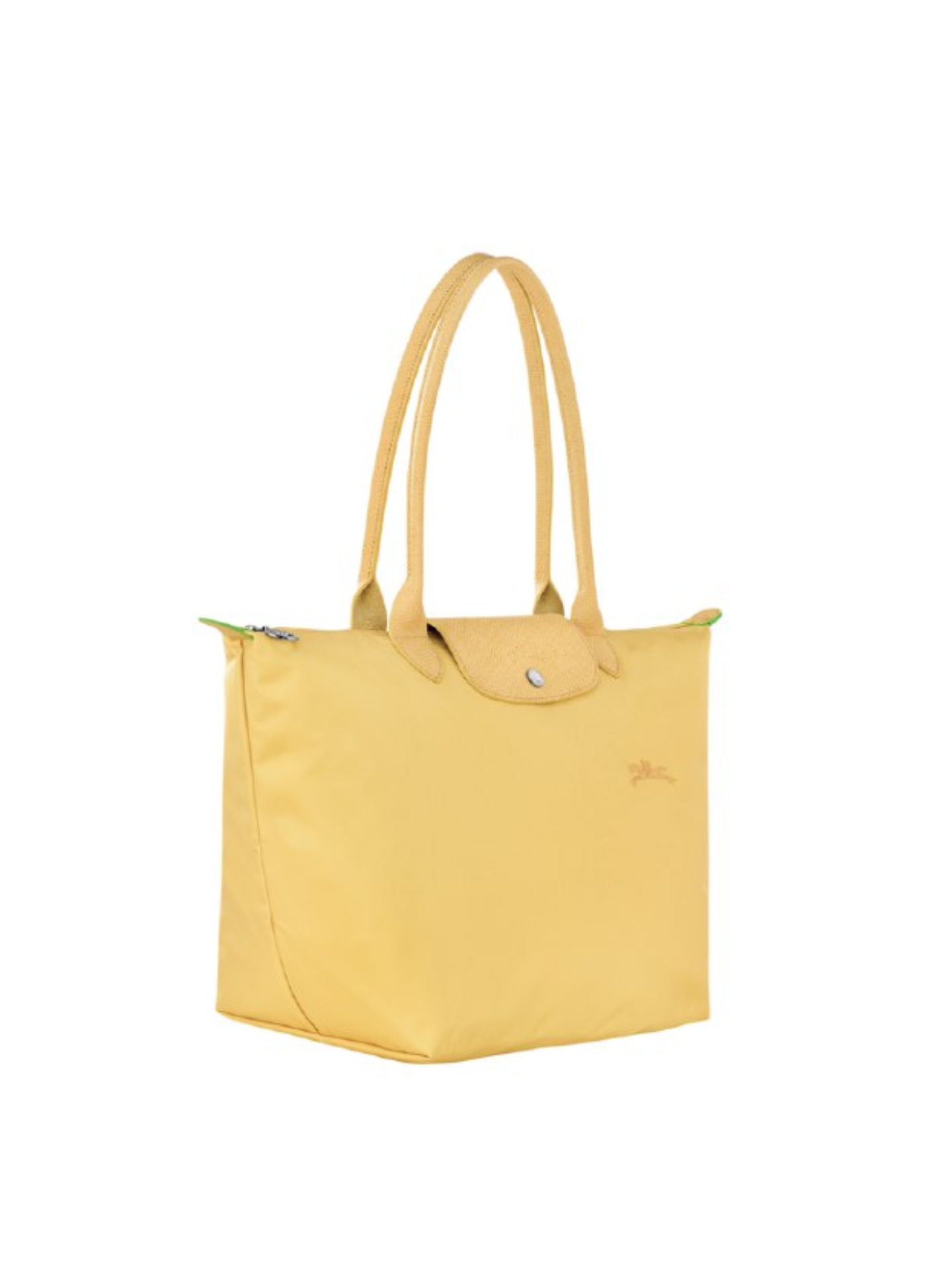 Longchamp Le Pliage Club Green Large Shoulder Bag Wheat