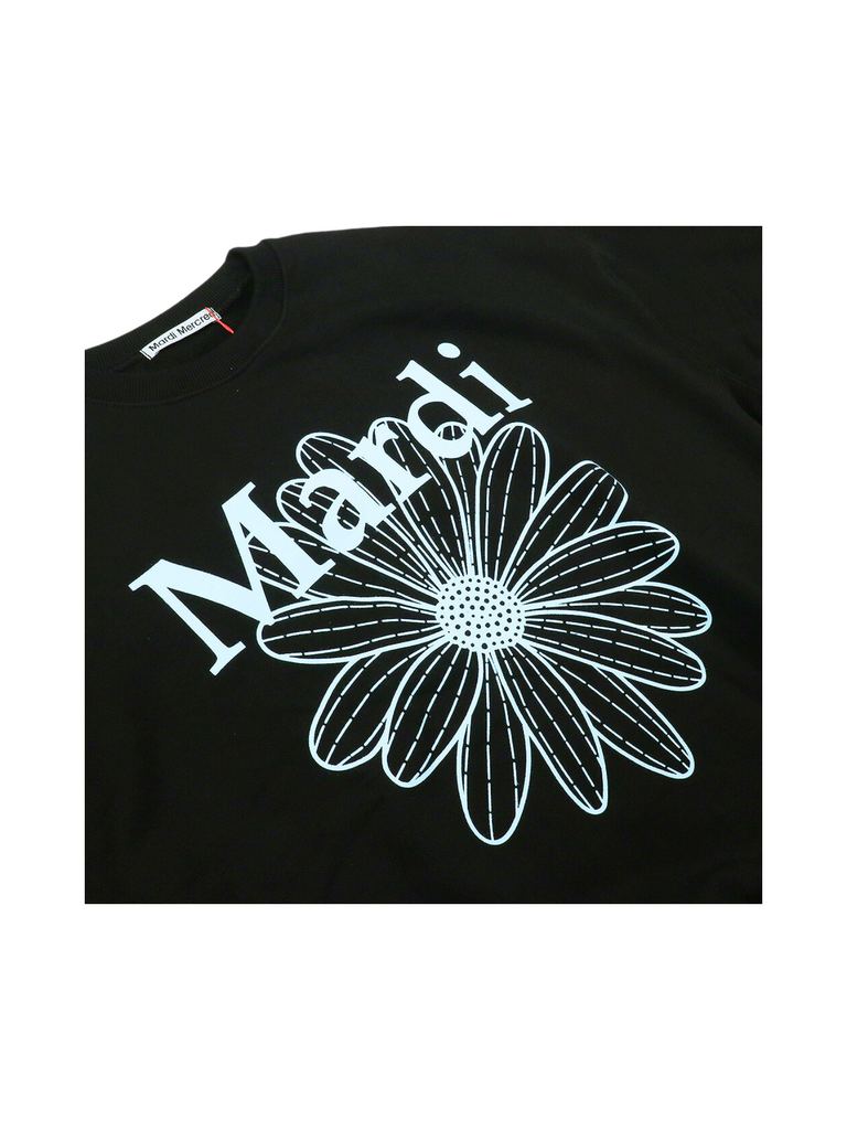 Mardi Mercredi Sweatshirt Flowermardi Black Cream – Balilene