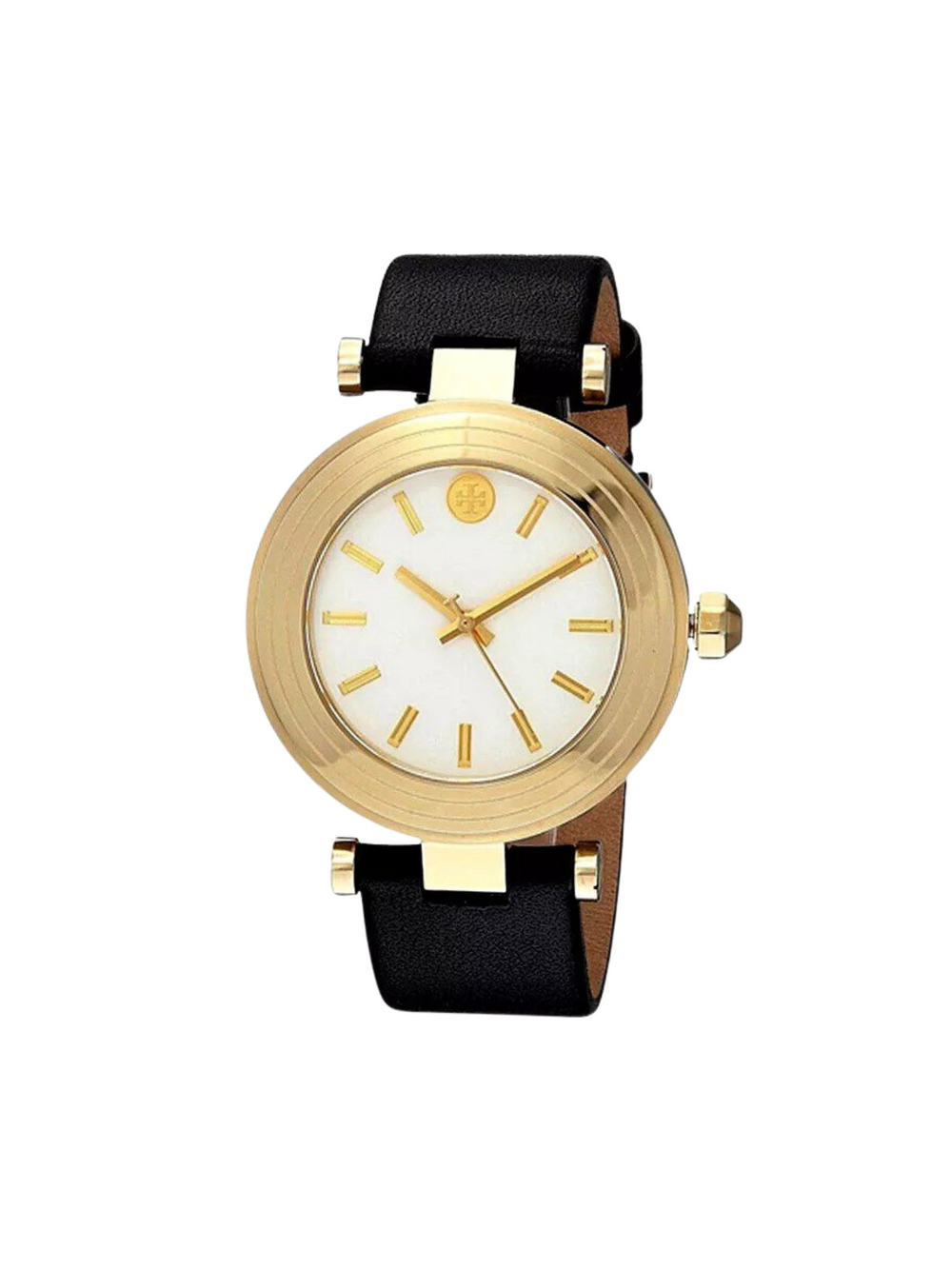 detail-Tory-Burch-Classic-T-Ivory-Dial-Black-Leather-Strap-Watch_1