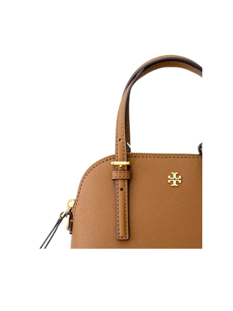 Leather crossbody bag Tory Burch Brown in Leather - 41423687