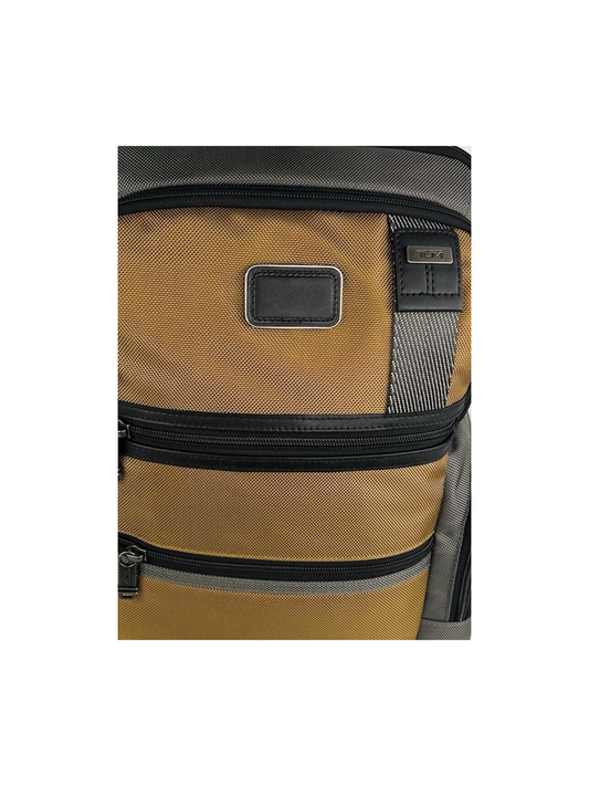 detail-Tumi-Parrish-Backpack-Golden-Brown-and-Grey