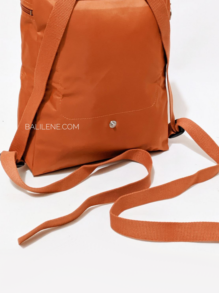 detail-bawah-Longchamp-Le-Pliage-Club-Backpack-Bag-Rust-Silver
