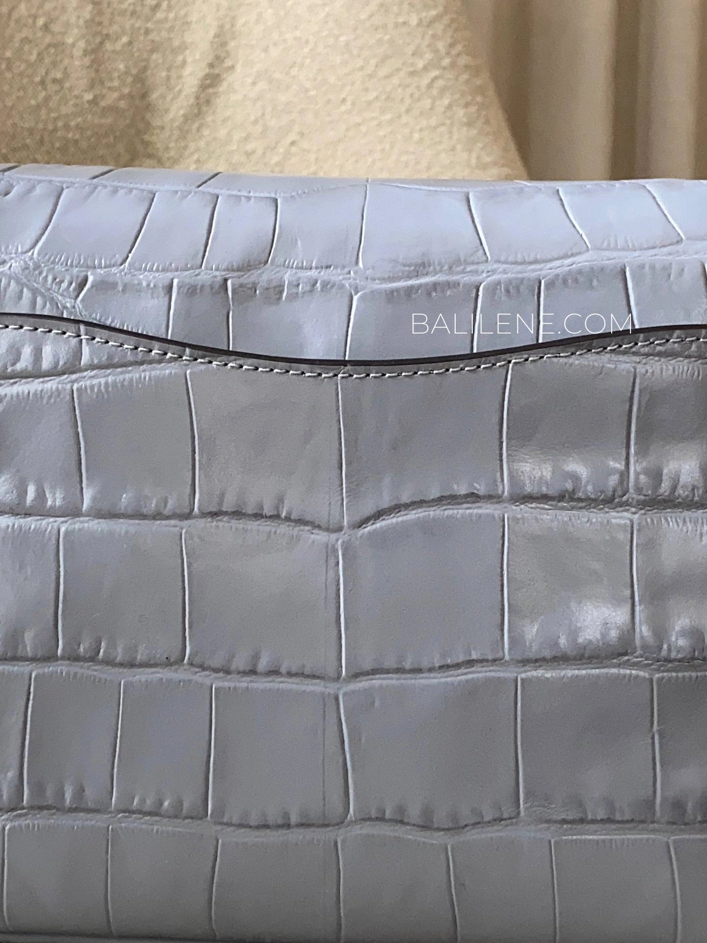 detail-belakang-Coach-Cassie-19-Croc-Embossed-Crossbody-Bag-Grey-Blue-balilene