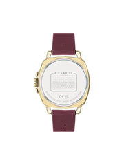 detail-belakang-Coach-Signature-Embossed-Boyfriend-Rubber-Strap-Burgundy-Gold-Dial-14504178