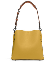 detail-belakang-Coach-Willow-Bucket-Bag-In-Colorblock-Flax-Multi