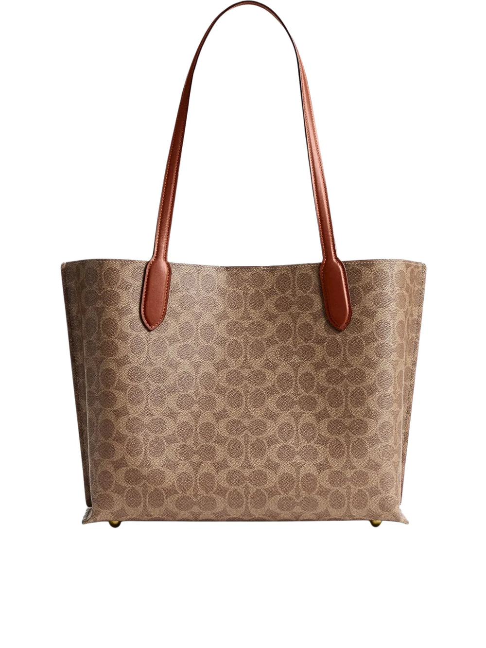 detail-belakang-Coach-Willow-Tote-In-Signature-Canvas-Tan-Caramel