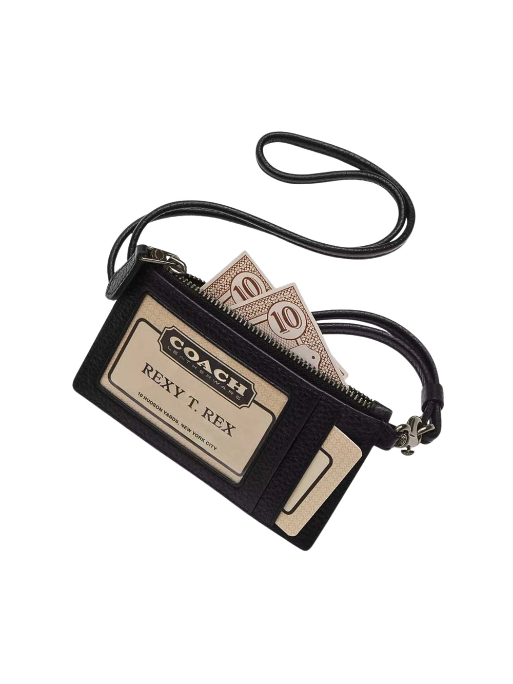detail-belakang-Coach-Zip-Lanyard-Card-Case-In-Signature-Canvas-Charcoal-Black