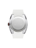 detail-belakang-Gucci-Sync-Stainless-Steel-Silver-White-Rubber-Strap-Watch