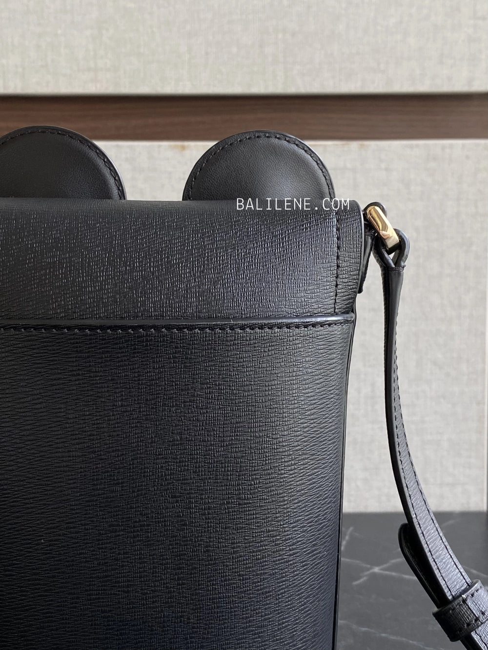 detail-belakang-Kate-Spade-Disney-X-Kate-Spade-New-York-3D-North-South-Crossbody-Bag-Black-Multi-balilene