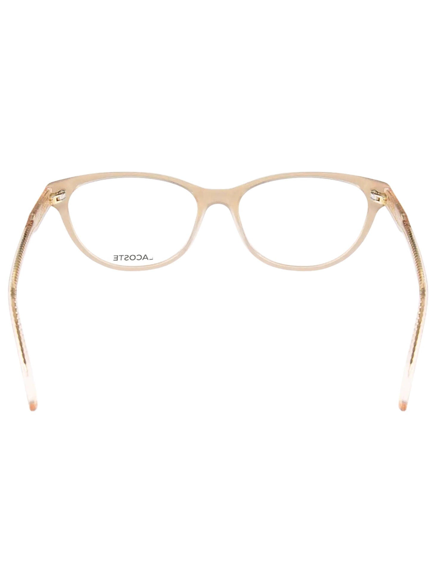 detail-belakang-Lacoste-Demo-Cat-Eye-Ladies-Eyeglasses-Opaline-Rose