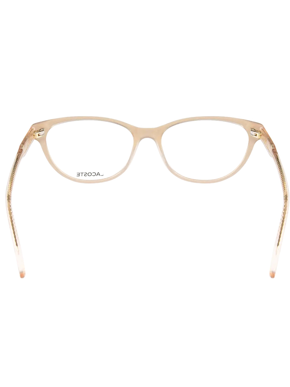 detail-belakang-Lacoste-Demo-Cat-Eye-Ladies-Eyeglasses-Opaline-Rose
