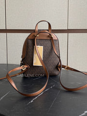 detail-belakang-Michael-Kors-Jaycee-Extra-Small-Logo-Brown-balilene