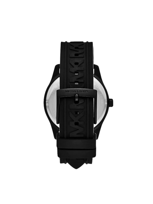 detail-belakang-Michael-Kors-Maddye-Black-Tone-And-Silicone-Watch
