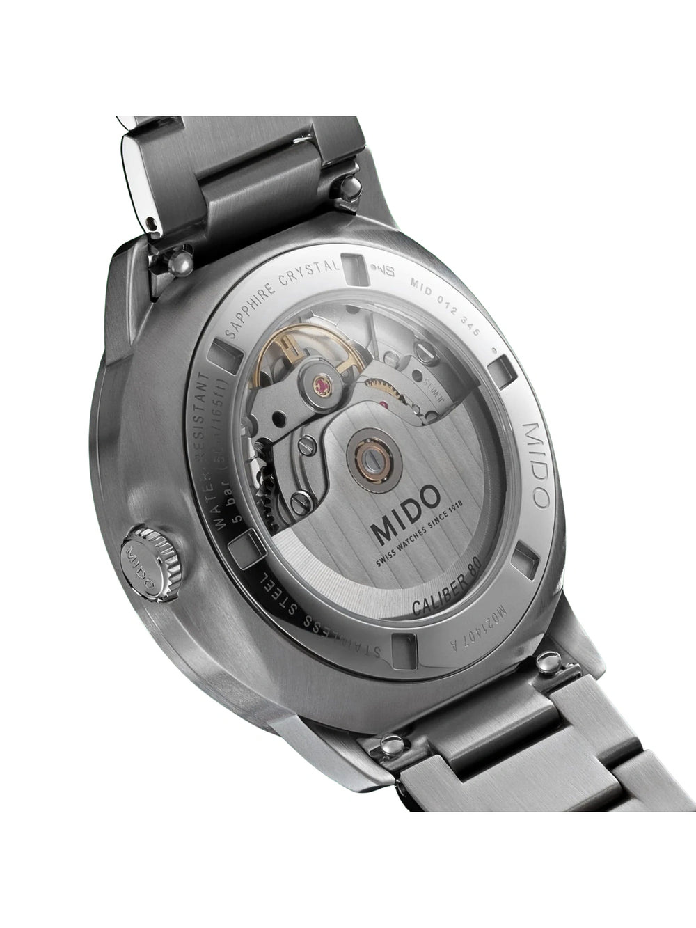 detail-belakang-Mido-Commander-Gradient-Green-See-Through-Dial-Men-s-Watch