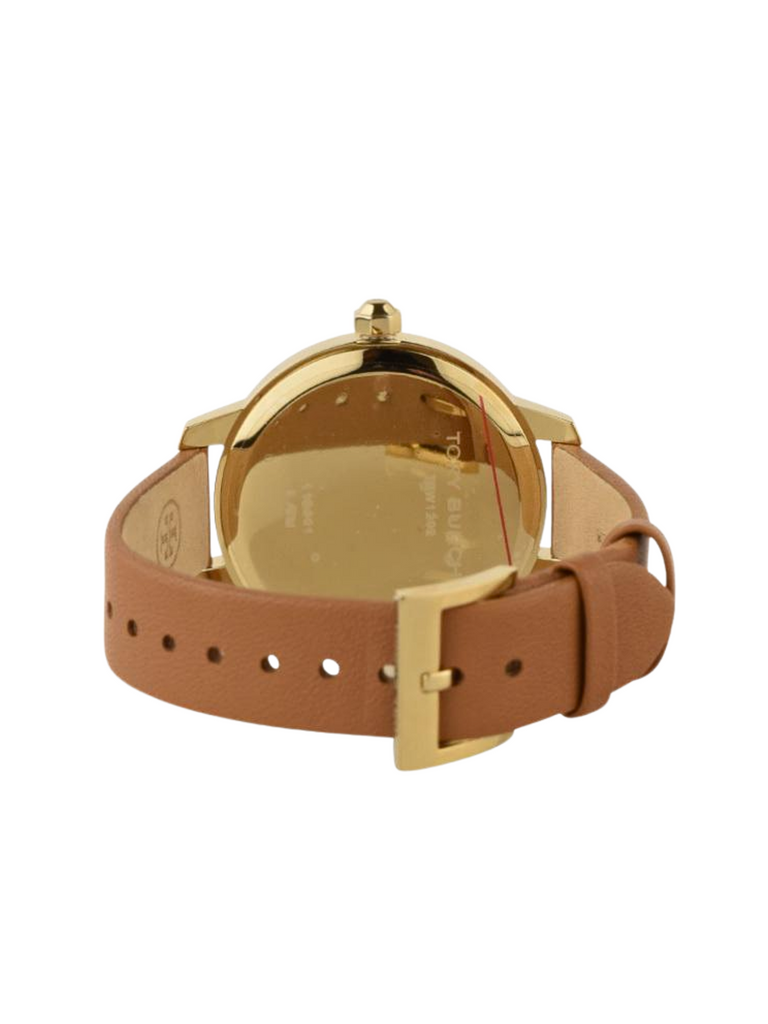 detail-belakang-Tory-Burch-TBW1202-Collins-Brown-Leather-Strap-Watch