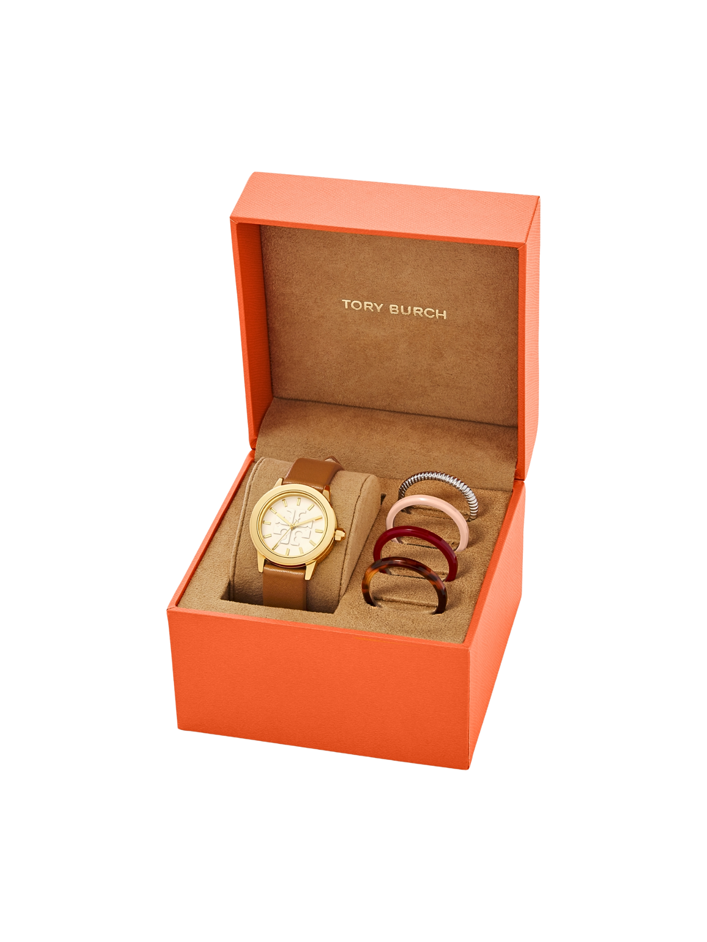 detail-box-Tory-Burch-TBW2031-Gigi-Leather-Strap-Watch-28mm-Luggage