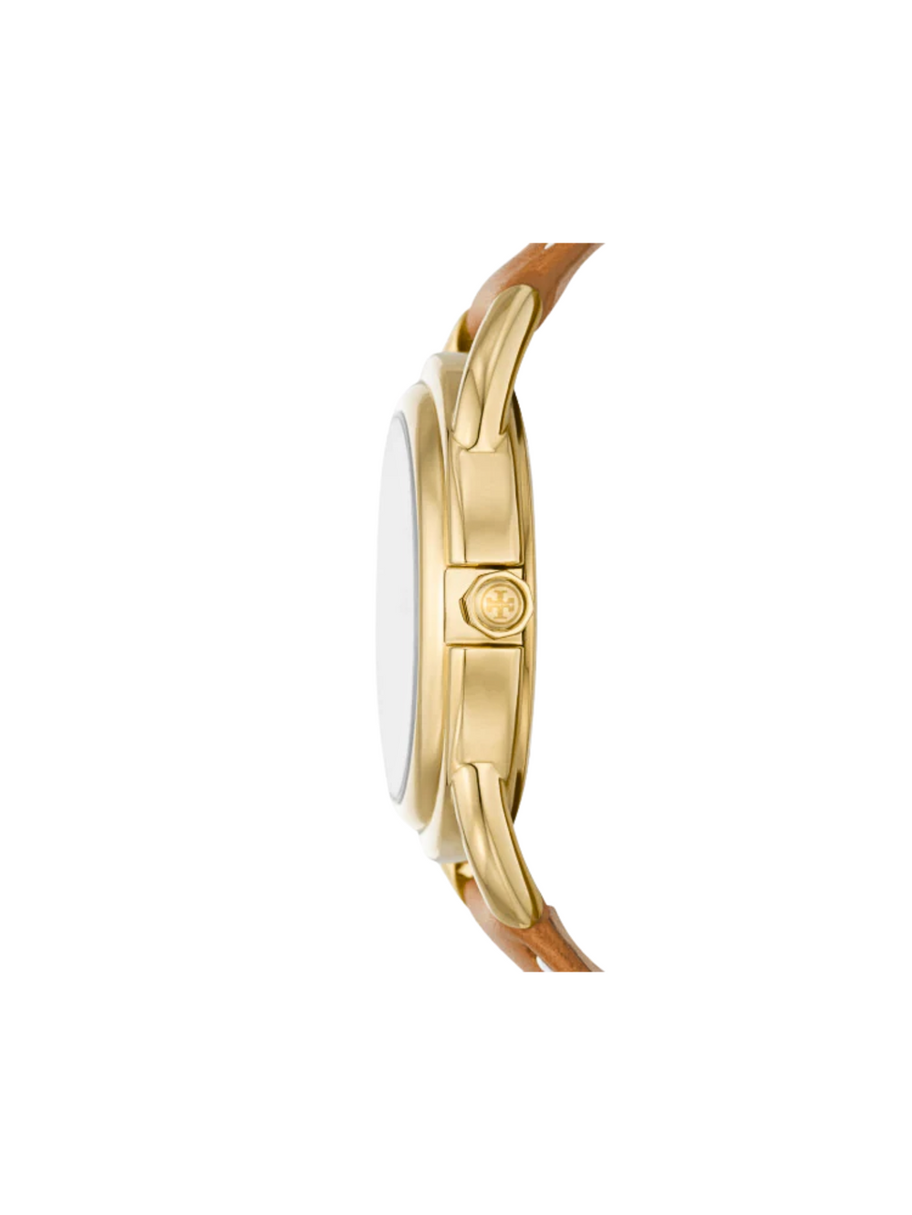 detail-case-Tory-Burch-TBW7226-Miller-Leather-Strap-Watch-Brown