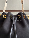 detail-closure-Kate-Spade-Kip-Canvas-Bucket-Bag-Black-balilene
