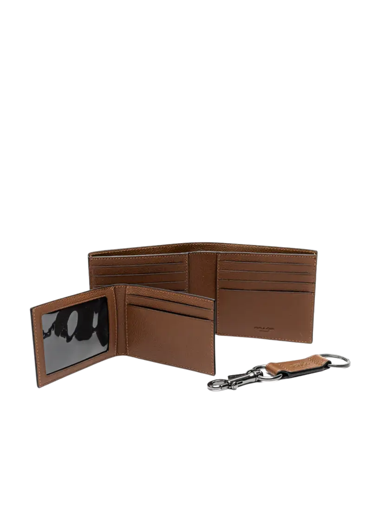 detail-dalam-Coach-Boxed-3-In-1-Wallet-Gift-Set-In-Leather-Dark-Saddle