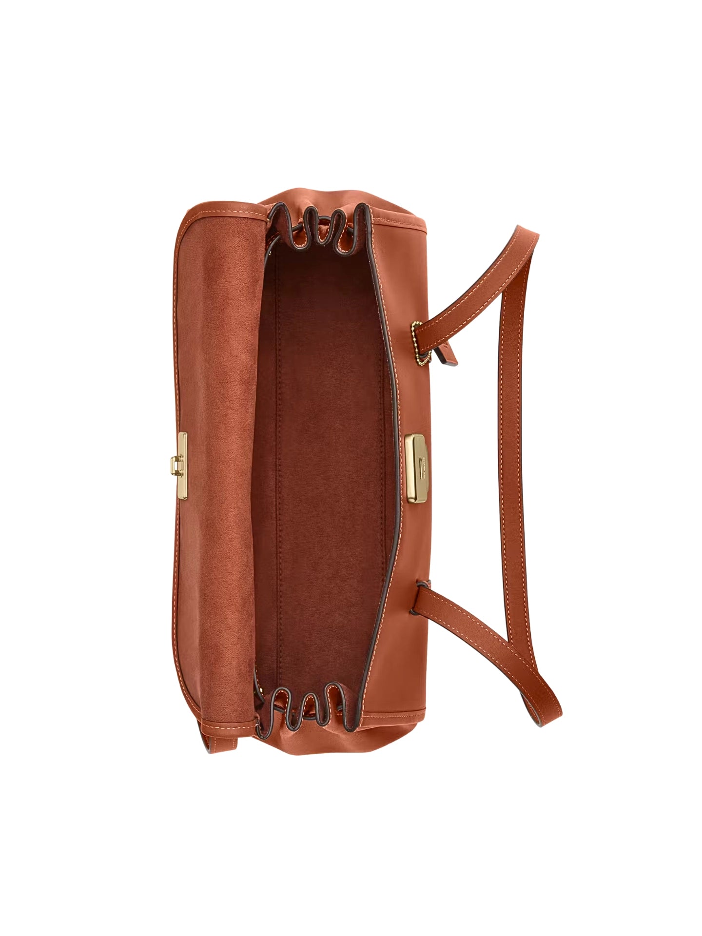 detail-dalam-Coach-Bridget-Flap-Shoulder-Bag-Tan