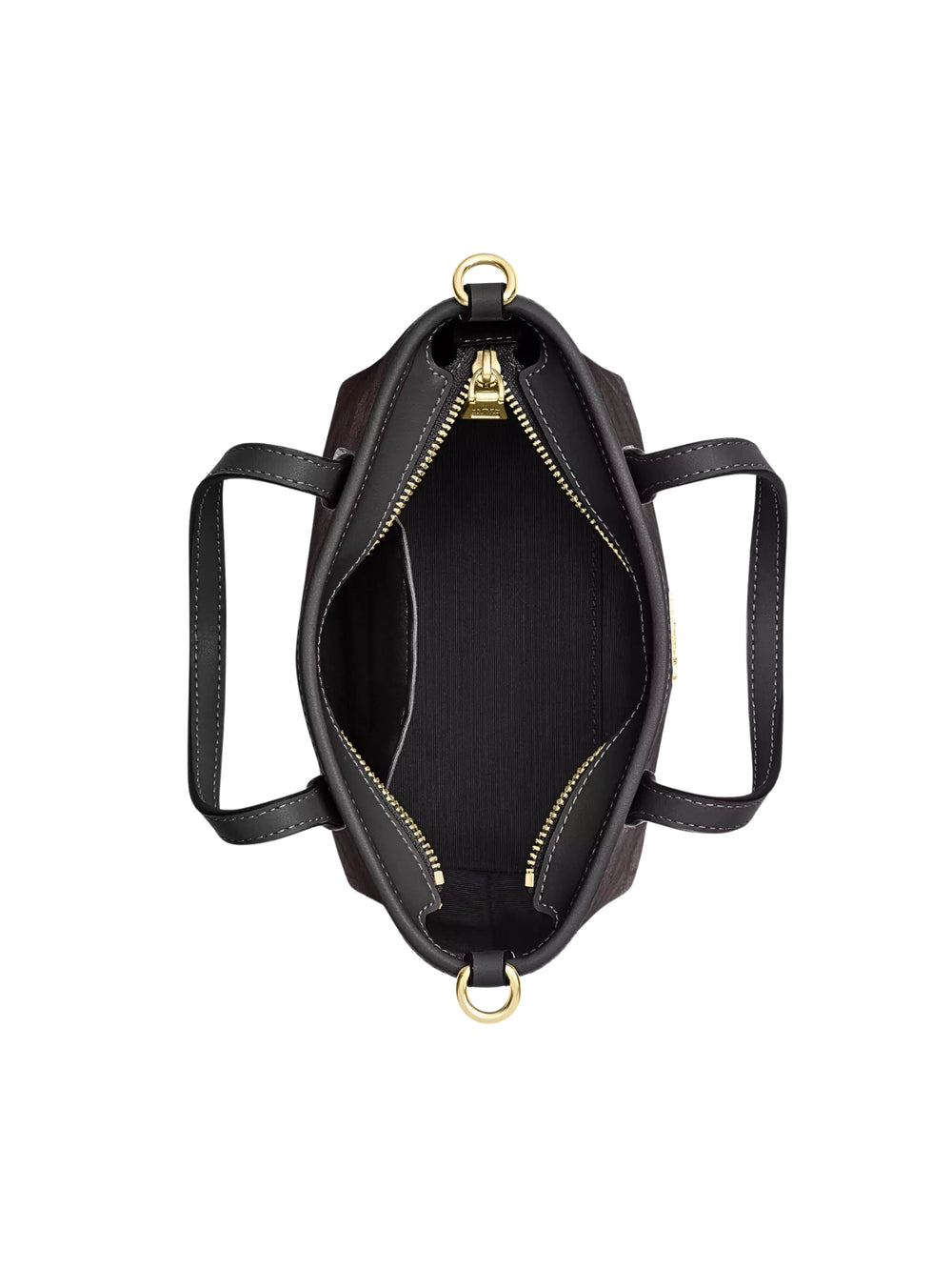 detail-dalam-Coach-City-Mini-Tote-Bag-In-Signature-Canvas-Walnut-Black