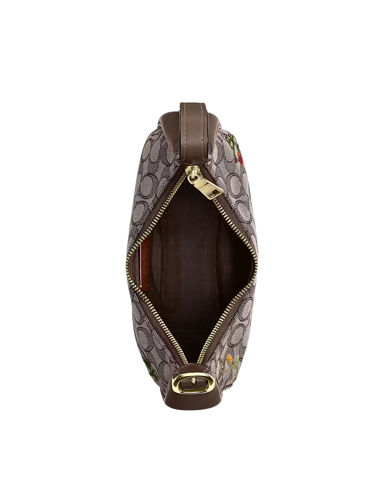 detail-dalam-Coach-Emily-Shoulder-Bag-In-Signature-Jacquard-With-Floral-Embroidery-Oak-Multi