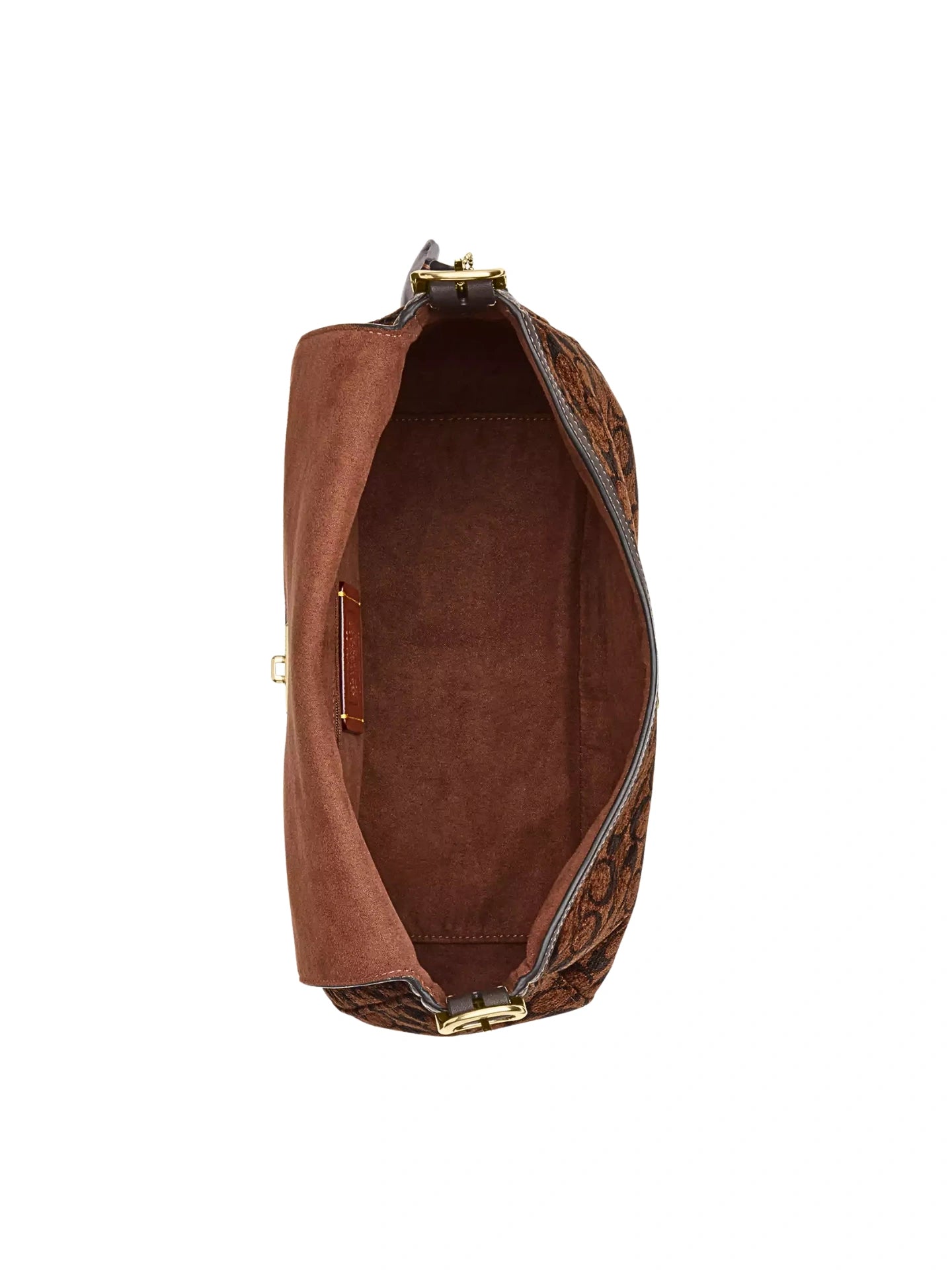detail-dalam-Coach-Etta-Flap-Bag-In-Signature-Chenille-Truffle