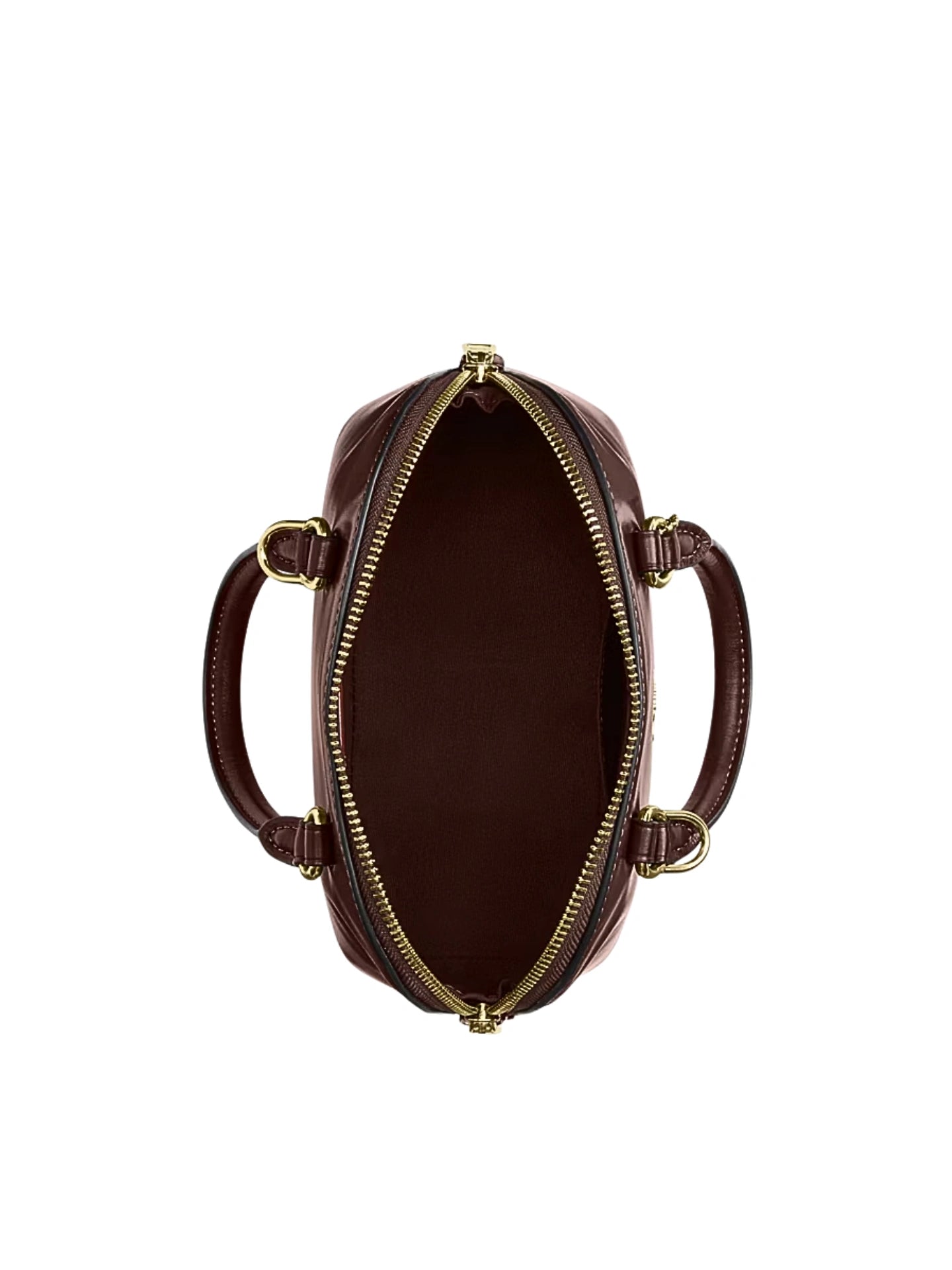 detail-dalam-Coach-Lara-Mini-Satchel-Bag-Maple