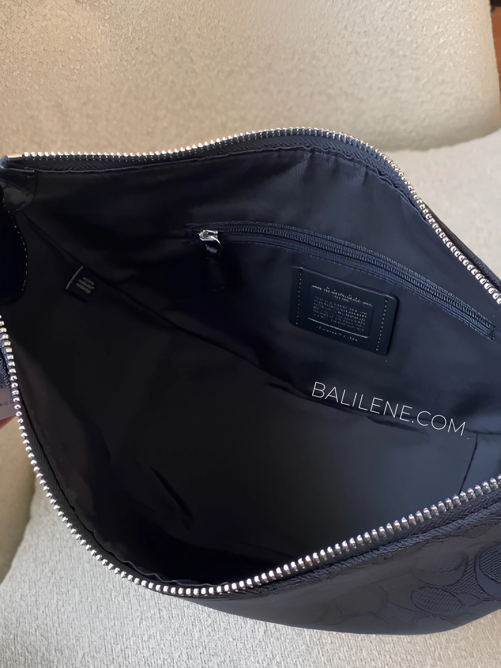 detail-dalam-Coach-Pace-Shoulder-Bag-In-Signature-Jacquard-Black-balilene
