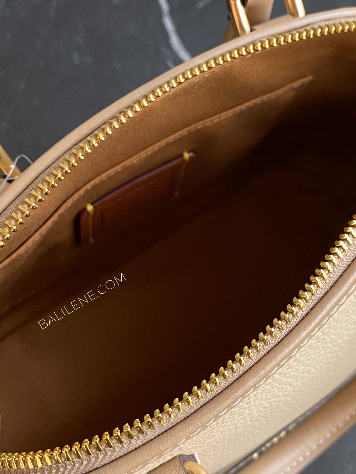 detail-dalam-Coach-Sabrina-Satchel-Bag-In-Colorblock-Ivory-Taupe-balilene