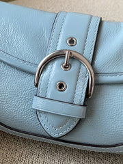 Coach Soho 25 Crinkle Leather Shoulder Bag Light Blue – Balilene