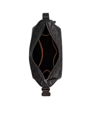 Coach Travel Kit With Speedclip In Signature Canvas Charcoal